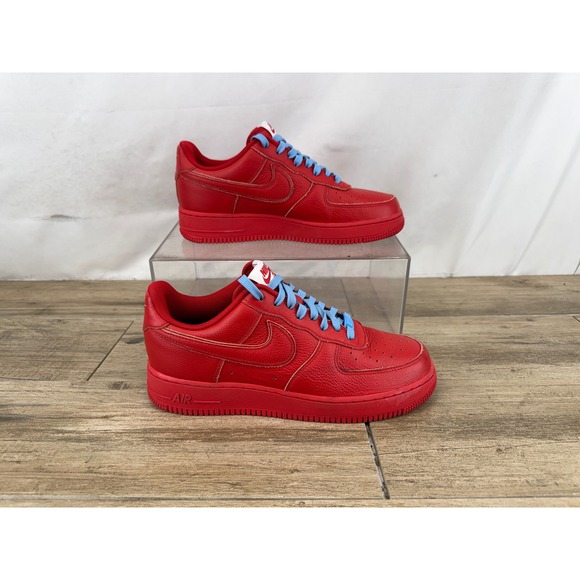Nike Air Force 1 Low Red Light Blue AMA RE HF0659-900 Mens Sneakers Size 7.5